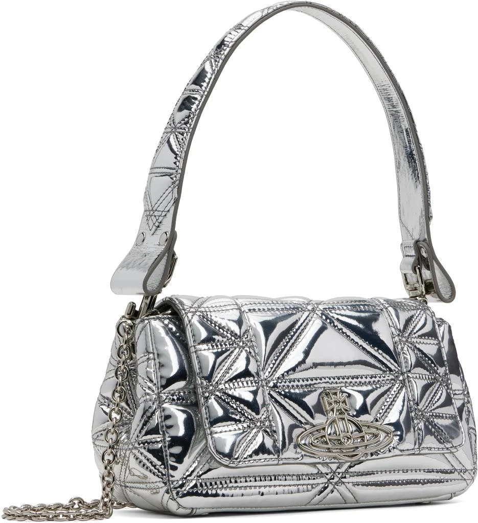 商品Vivienne Westwood|Silver Medium Hazel Bag,价格¥3646,第2张图片详细描述