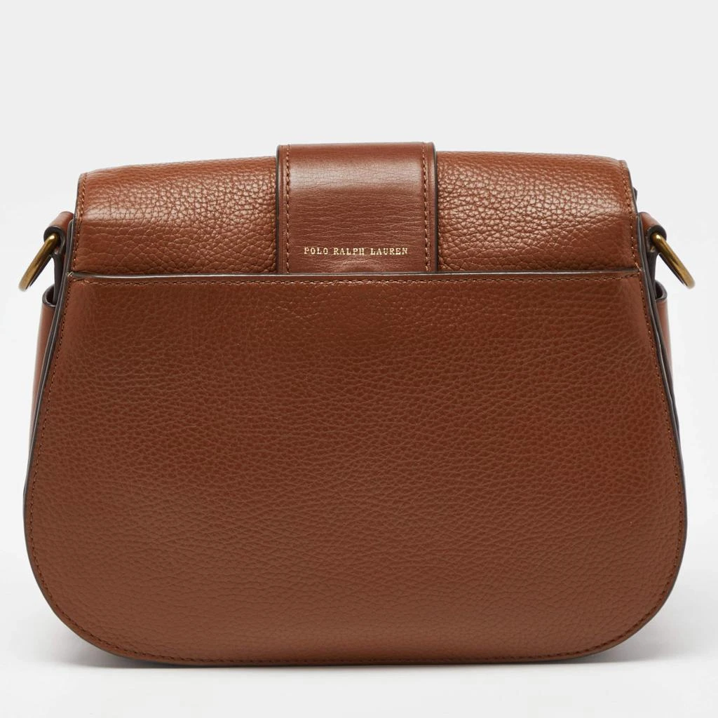 商品[二手商品] Ralph Lauren|Polo Ralph Lauren Brown Leather Lennox Shoulder Bag,价格¥1928,第4张图片详细描述