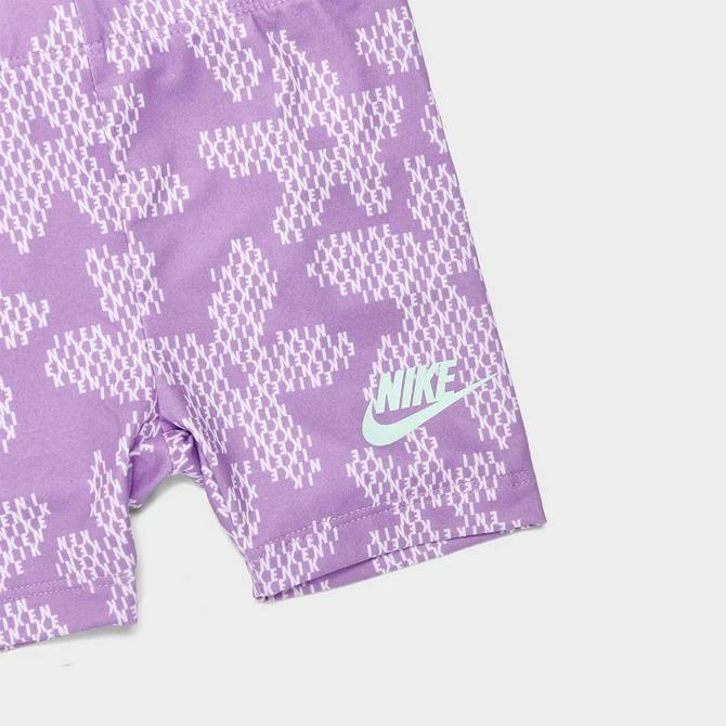 商品NIKE|Girls' Infant Nike Daisy T-Shirt and Bike Shorts Set,价格¥149,第3张图片详细描述