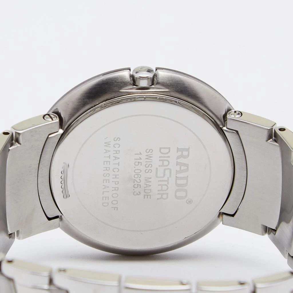 商品[二手商品] Rado|Rado Black Stainless Diastar Jubile 115.00625.3 Men's Wristwatch 35 mm,价格¥4220,第5张图片详细描述