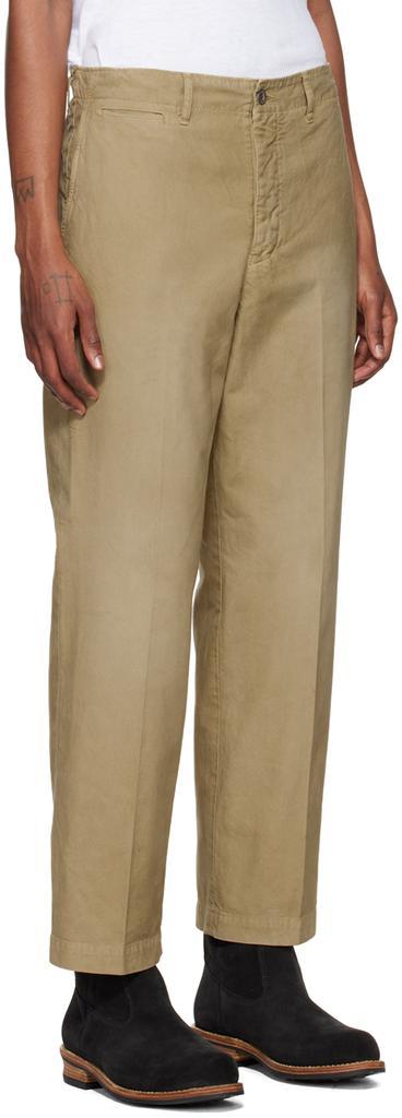商品VisVim|Beige Field Chino Trousers,价格¥5917,第4张图片详细描述