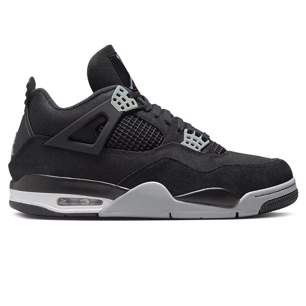 商品Jordan|Air Jordan 4 Retro SE Black Canvas,价格¥4385,第1张图片