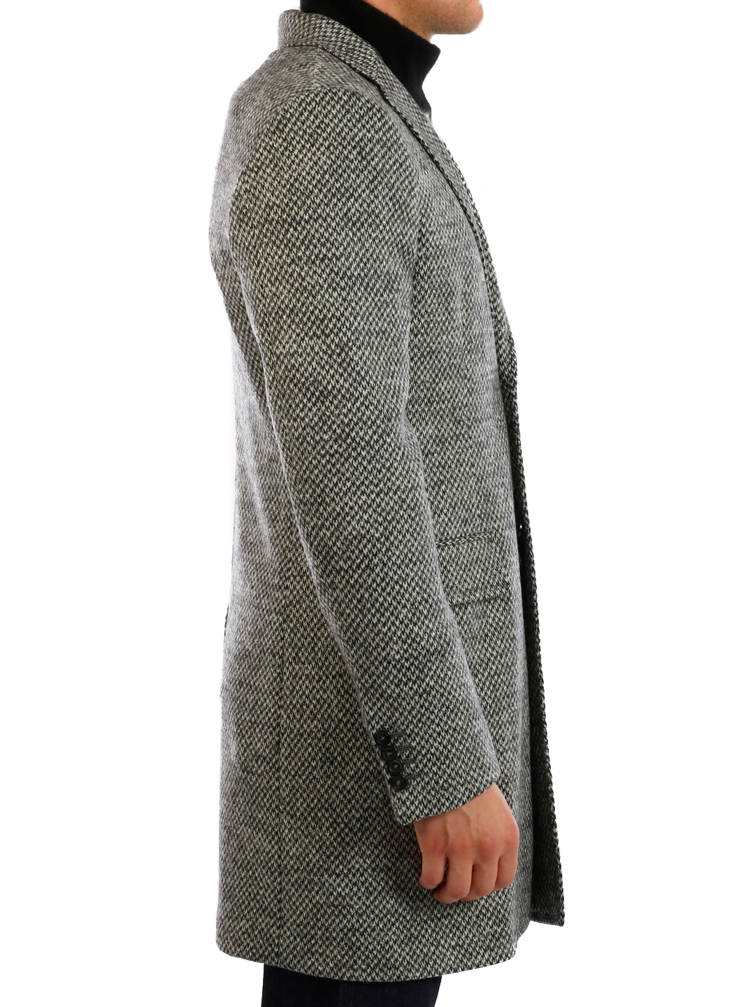 商品【商品预售7天】 TONELLO|TONELLO 男士大衣 01C0401900 灰色,价格¥2335,第4张图片详细描述