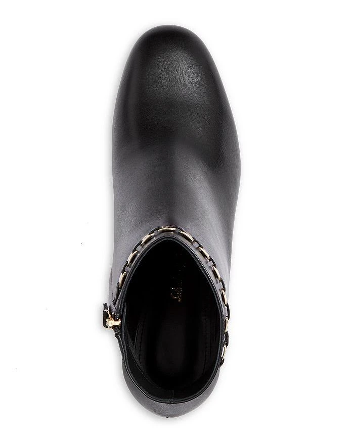 商品Salvatore Ferragamo|Women's Ghila Block Heel Booties,价格¥7790,第4张图片详细描述