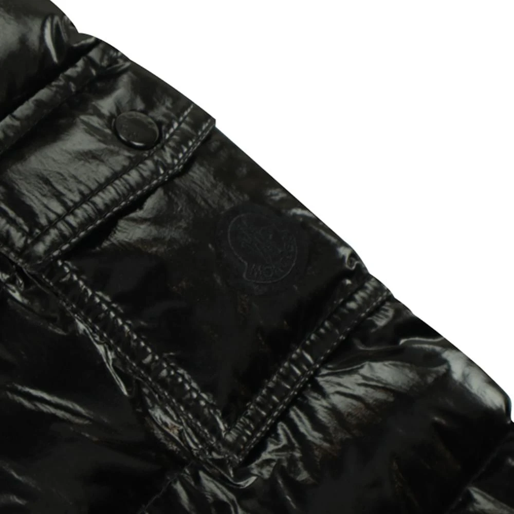 商品Moncler|Black Shiny Bady Hooded Down Jacket,价格¥6036,第5张图片详细描述