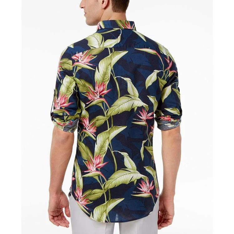 商品Tommy Hilfiger|Men's Paradise Flower Linen Blend 印花衬衫,价格¥449,第3张图片详细描述