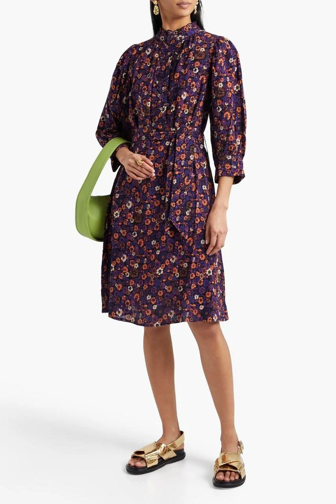 商品ANTIK BATIK|Paoli belted floral-print cotton dress,价格¥478,第2张图片详细描述