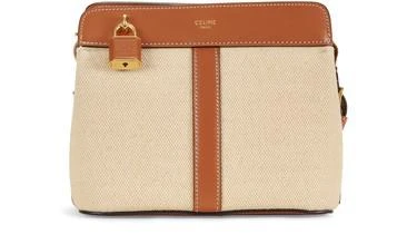 商品Celine|中小号 De France 系列纺织面料、小牛皮手提袋,价格¥15274,第1张图片