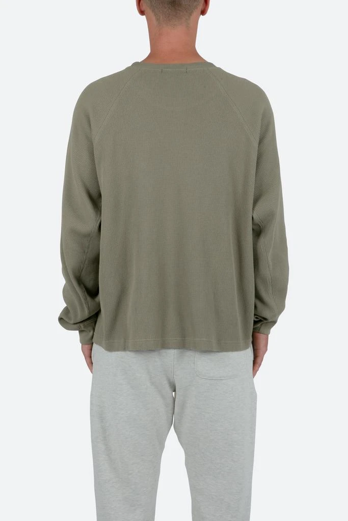 商品MNML|Heavy Thermal L/S Tee - Olive,价格¥168,第4张图片详细描述