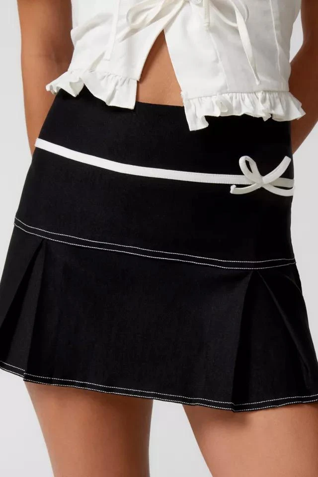 商品Motel|Motel Istari Bow Mini Skirt,价格¥301,第1张图片详细描述