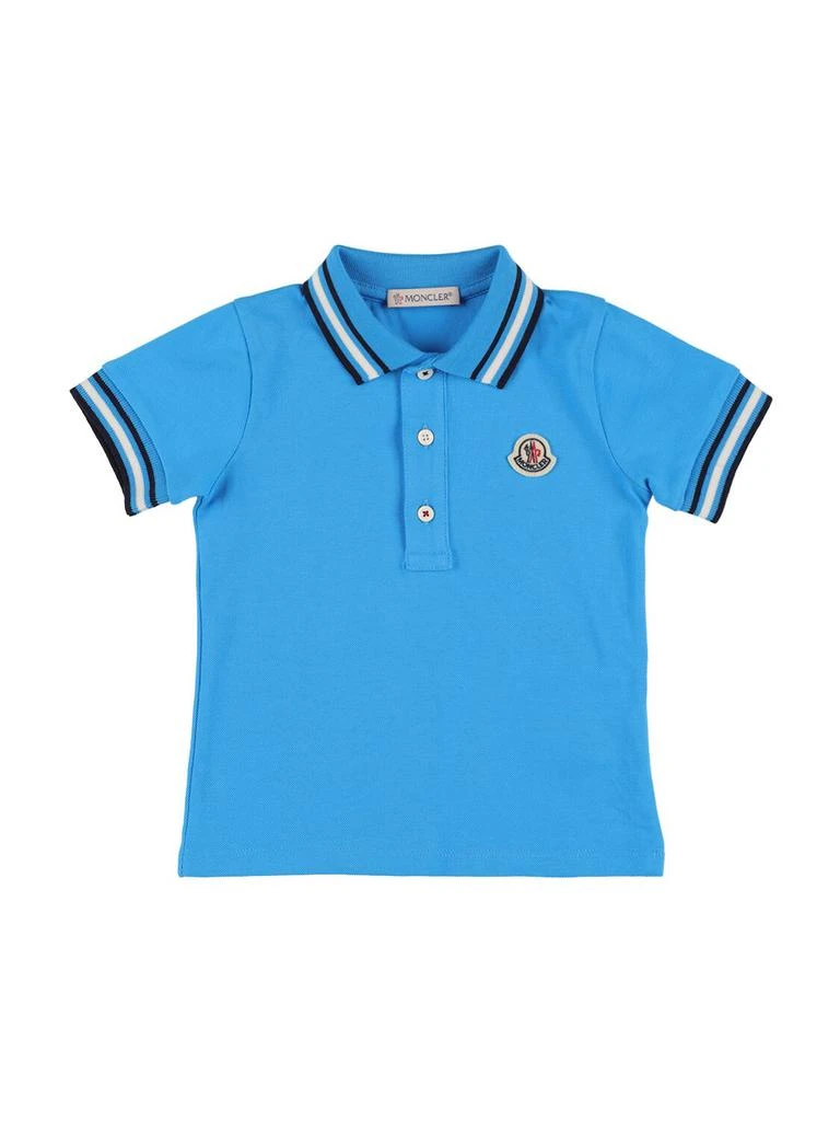 商品Moncler|Cotton Piquet Polo Shirt,价格¥996,第1张图片