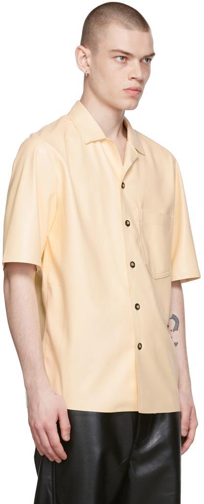 商品Nanushka|Beige Bodil Vegan Leather Shirt,价格¥2773,第4张图片详细描述