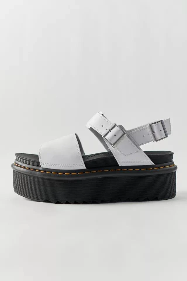 商品Dr. Martens|Dr. Martens Voss Quad Platform Leather Sandal,价格¥529,第1张图片