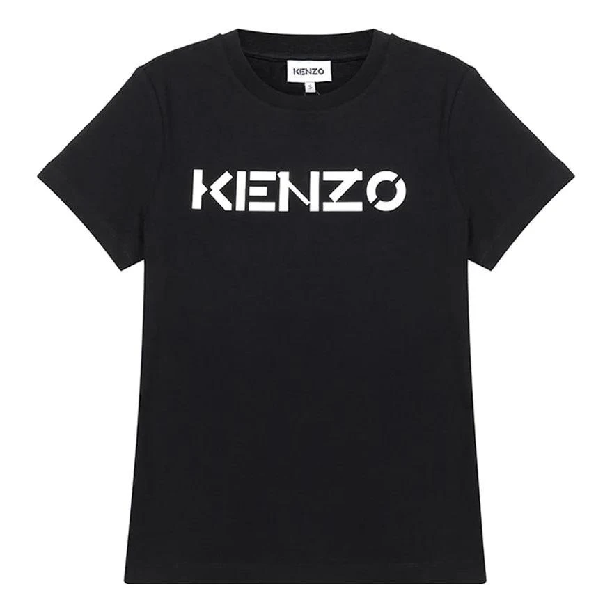 商品Kenzo|Kenzo Ladies Black Logo Print T-shirt, Size X-Small,价格¥469,第1张图片