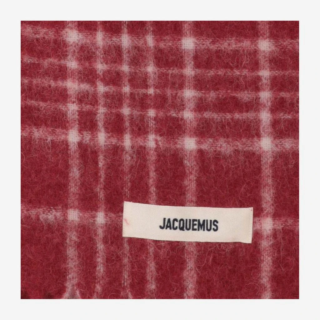 商品Jacquemus|JACQUEMUS WOOL BLEND SCARF WITH LOGO,价格¥1676,第3张图片详细描述