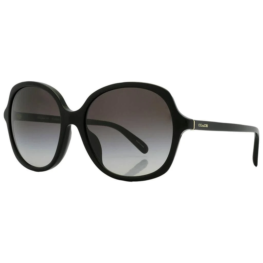 商品Coach|Grey Gradient Butterfly Ladies Sunglasses HC8360U 50028G 57,价格¥383,第3张图片详细描述