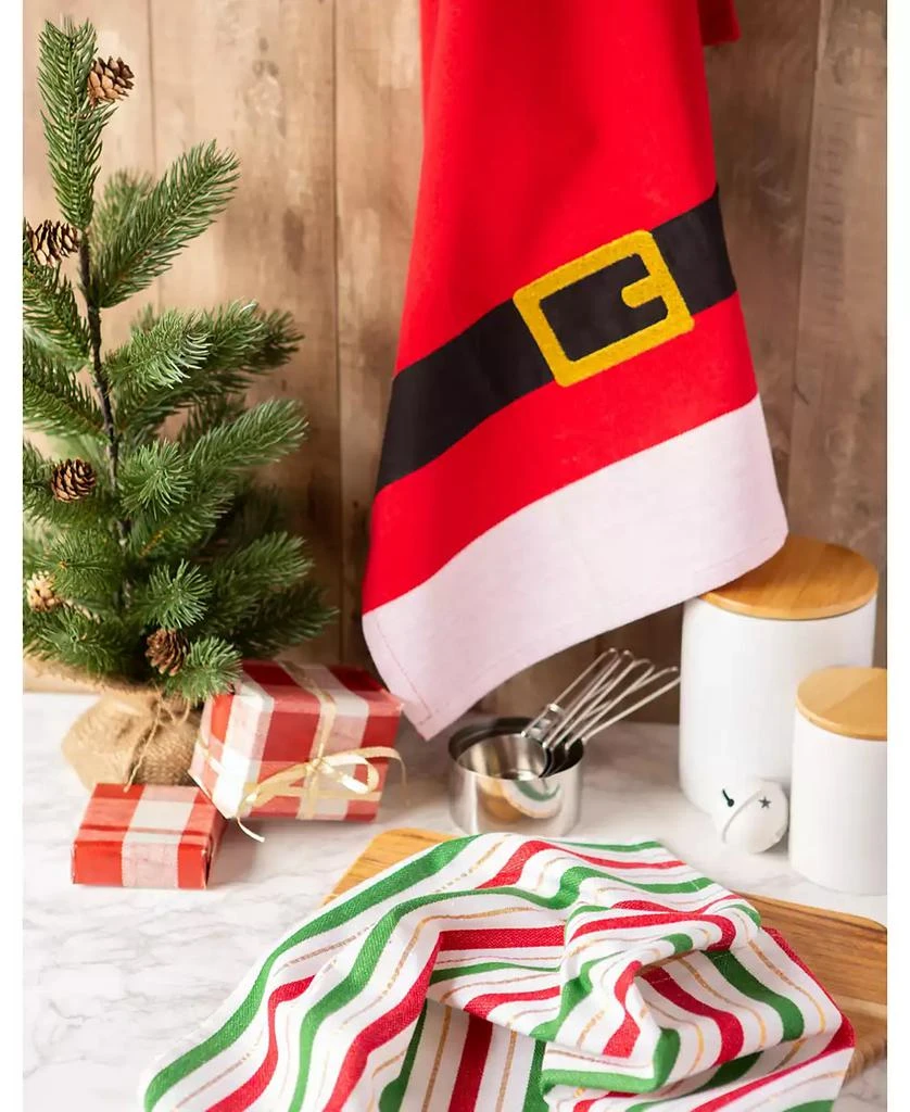 商品Design Imports|Assorted Santa Belt Dishtowel Set,价格¥134,第2张图片详细描述