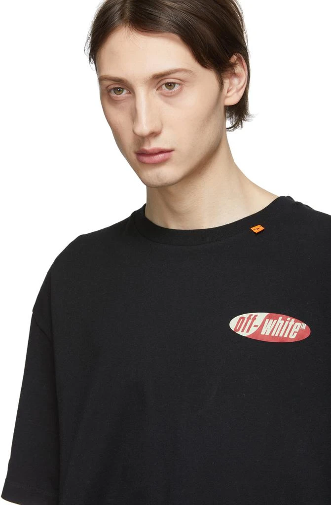 商品Off-White|Black & Red Oversized Split Logo T-Shirt,价格¥1672,第4张图片详细描述