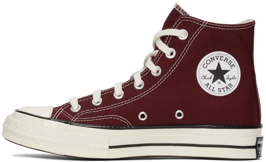 商品Converse|Burgundy Chuck 70 High Sneakers,价格¥438,第3张图片详细描述