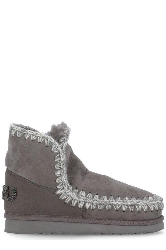 商品Mou|Mou Eskimo 18 Contrast Stitched Ankle Boots,价格¥1820,第1张图片