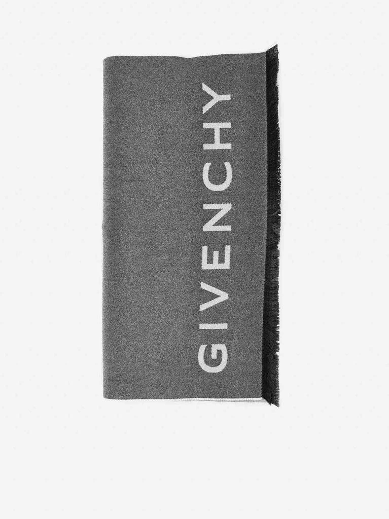 商品Givenchy|Logo wool and cashmere scarf,价格¥4330,第1张图片