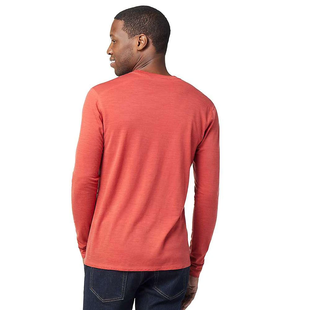 商品SmartWool|Men's Classic All-Season Plant-Based Dye Merino Base Layer Long Sleeve,价格¥425,第3张图片详细描述