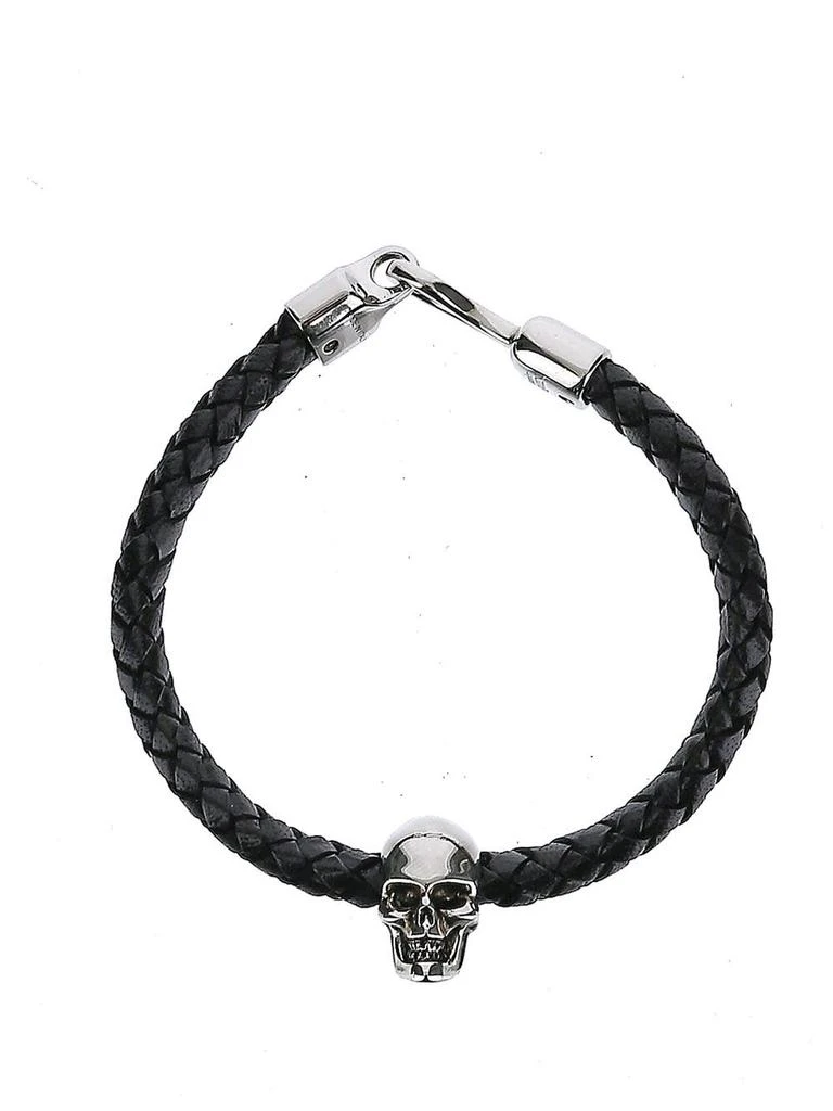 商品Alexander McQueen|Skull Leather Bracelet,价格¥694,第1张图片