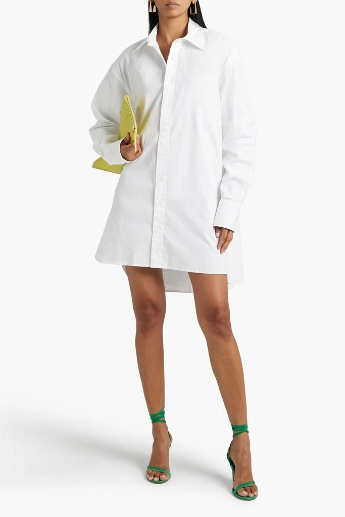 商品CAROLINE CONSTAS|Billie cotton-poplin mini shirt dress,价格¥1302,第2张图片详细描述