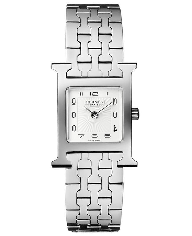 商品Hermes|Hermes H Hour Quartz 21mm Stainless Steel Women's Watch 036701WW00,价格¥24869,第1张图片