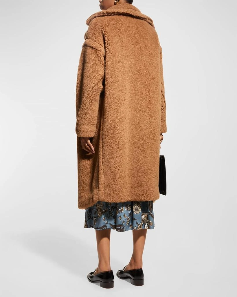商品Max Mara|Double-Breasted Camel Hair Blend Teddy Coat,价格¥34903,第4张图片详细描述
