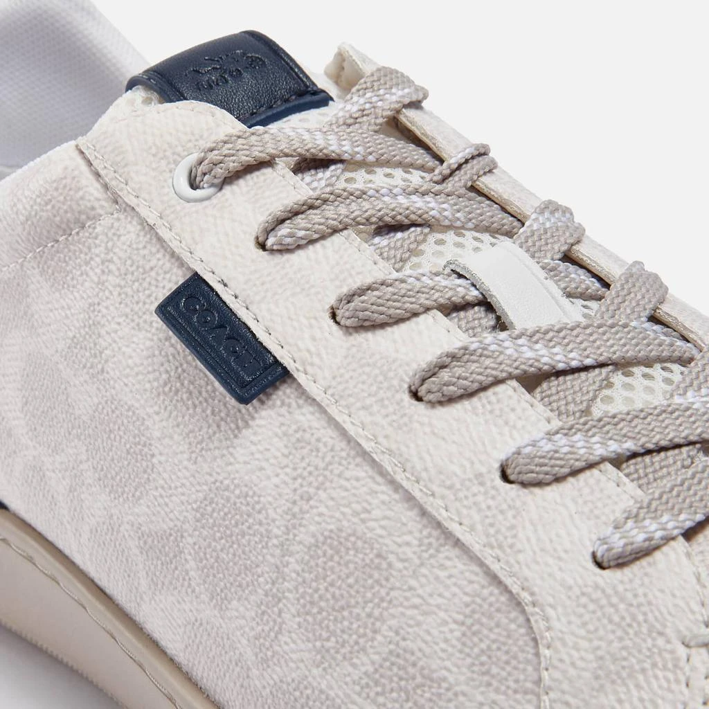 商品Coach|Coach Men's Lowline Signature Cupsole Coated-Canvas Trainers,价格¥997,第4张图片详细描述