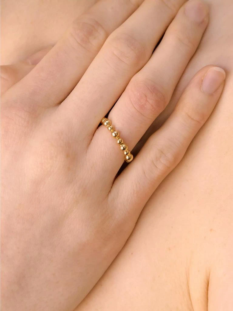 商品Anzie|Dew Drop 14K Yellow Gold Band Ring,价格¥5620,第2张图片详细描述