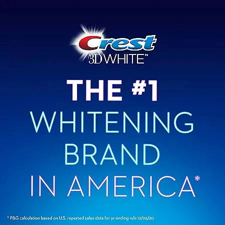 Crest 3D White Vivid Mint Ultra Whitening Toothpaste, 5.2 oz., 5 pk. 商品