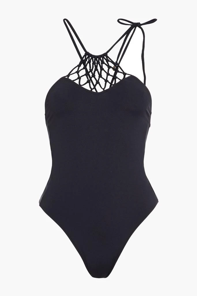 商品Stella McCartney|Macramé-paneled swimsuit,价格¥1020,第3张图片详细描述