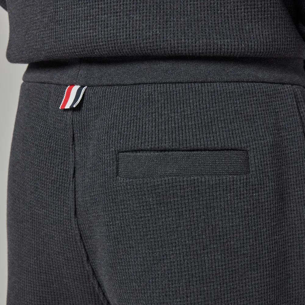 Thom Browne Men's Four-Bar Waffle Knit Sweatpants商品第4张图片规格展示