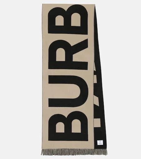 商品Burberry|女士logo羊毛围巾,价格¥3174,第1张图片