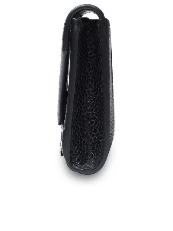 商品Thom Browne|Black Grained Leather Purse,价格¥2245,第2张图片详细描述