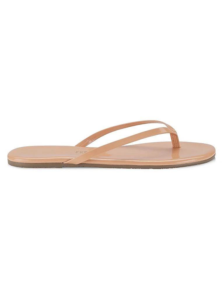 商品Tkees|Foundations Gloss Patent Leather Flip Flops,价格¥446,第1张图片