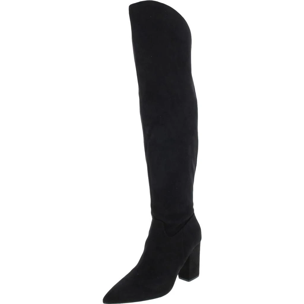商品Nine West|Nine West Womens Go For It 2 Faux Suede Block Heel Knee-High Boots,价格¥435,第2张图片详细描述