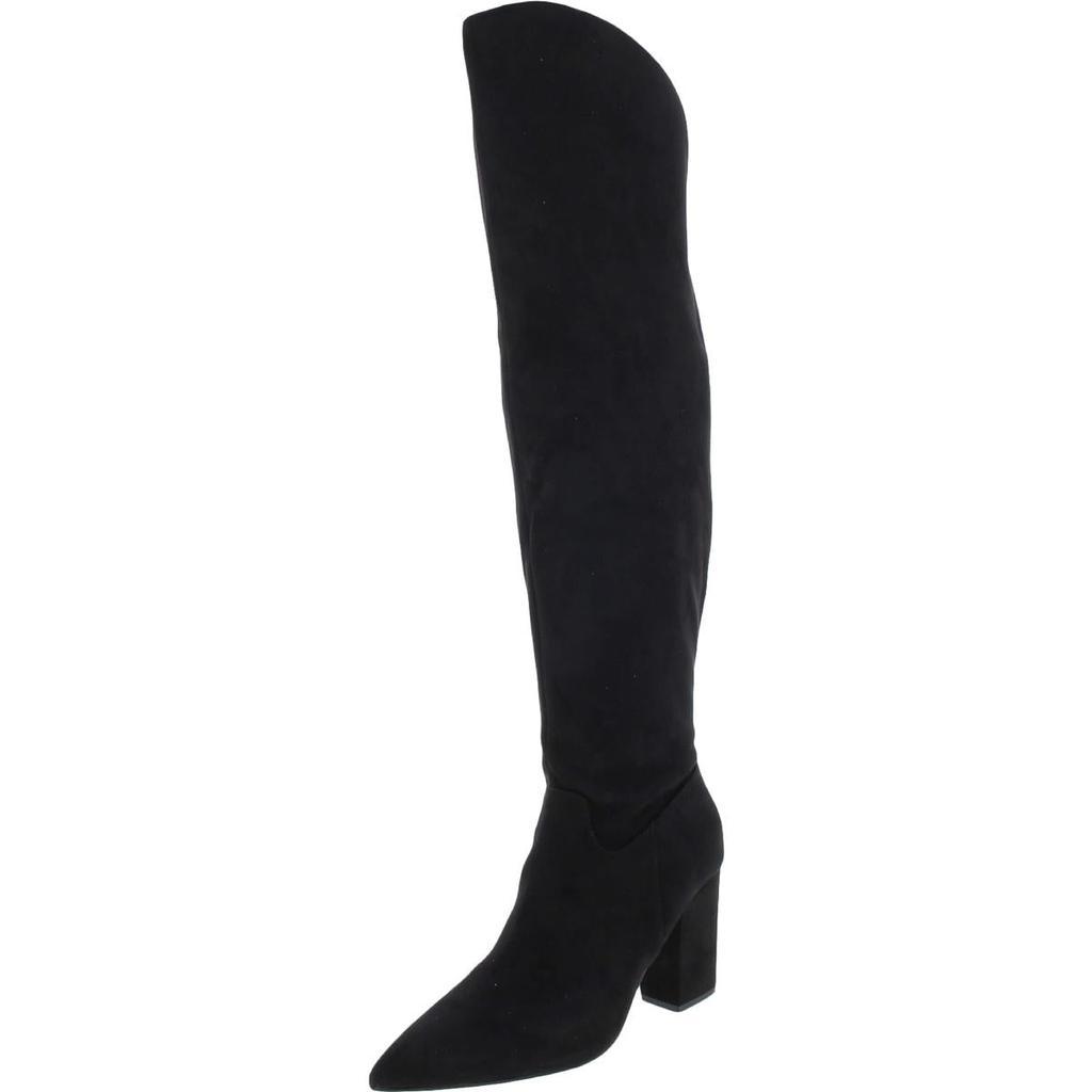 商品Nine West|Nine West Womens Go For It 2 Faux Suede Block Heel Knee-High Boots,价格¥560-¥873,第6张图片详细描述