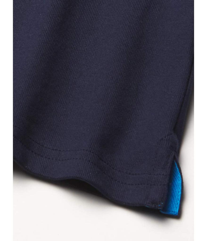 Girls' Short Sleeve Semi Fancy Buttonless Polo Shirt商品第3张图片规格展示