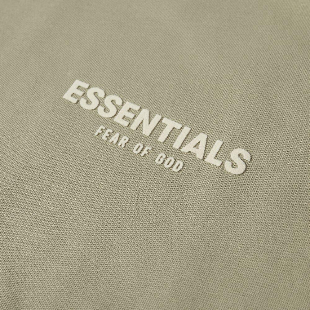 商品Essentials|Fear of God ESSENTIALS Long Sleeve Logo Tee - Seafoam,价格¥409,第5张图片详细描述