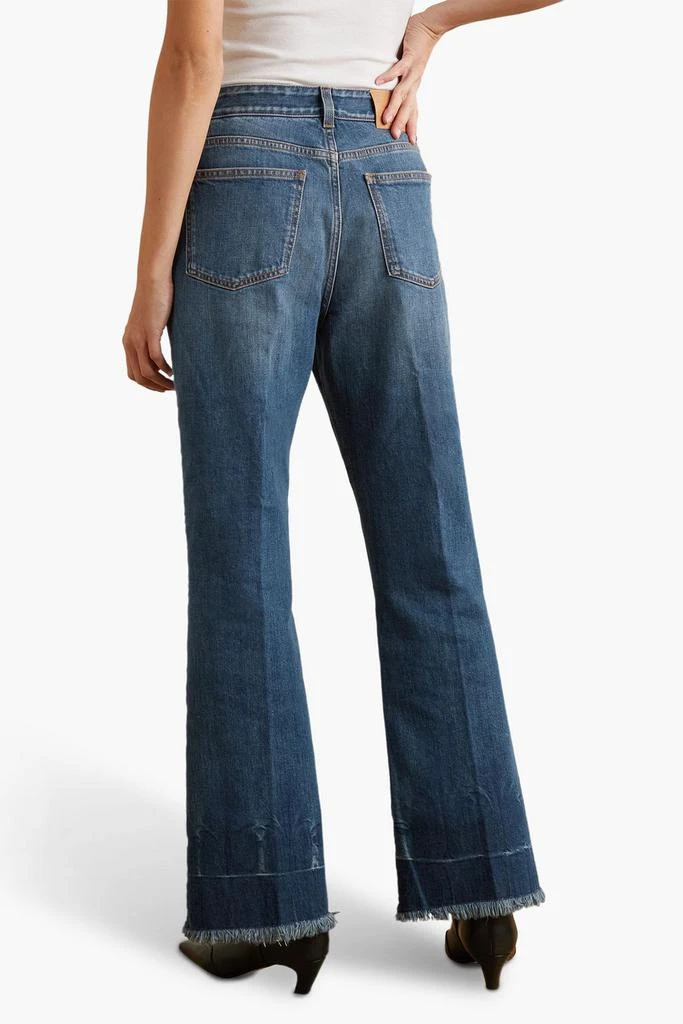 商品Stella McCartney|Frayed high-rise flared jeans,价格¥1935,第3张图片详细描述