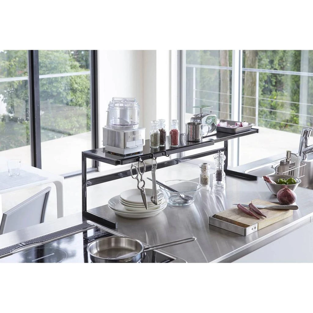 商品Yamazaki|Yamazaki Tower Extendable Kitchen Rack - Black,价格¥513,第4张图片详细描述
