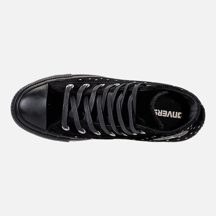 Women's Converse Chuck Taylor High Top Velvet Stud Casual Shoes 商品