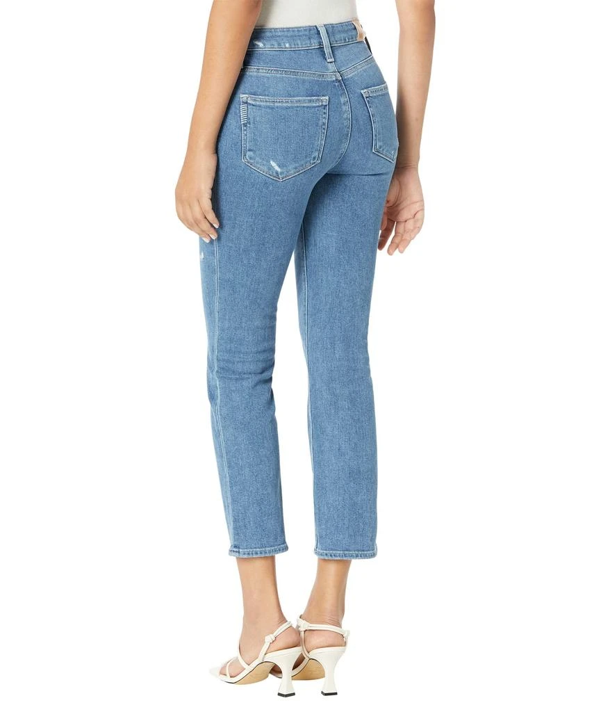 商品Paige|Cindy Crop w/ Exposed Buttonfly in Say Anything Distressed,价格¥839,第2张图片详细描述