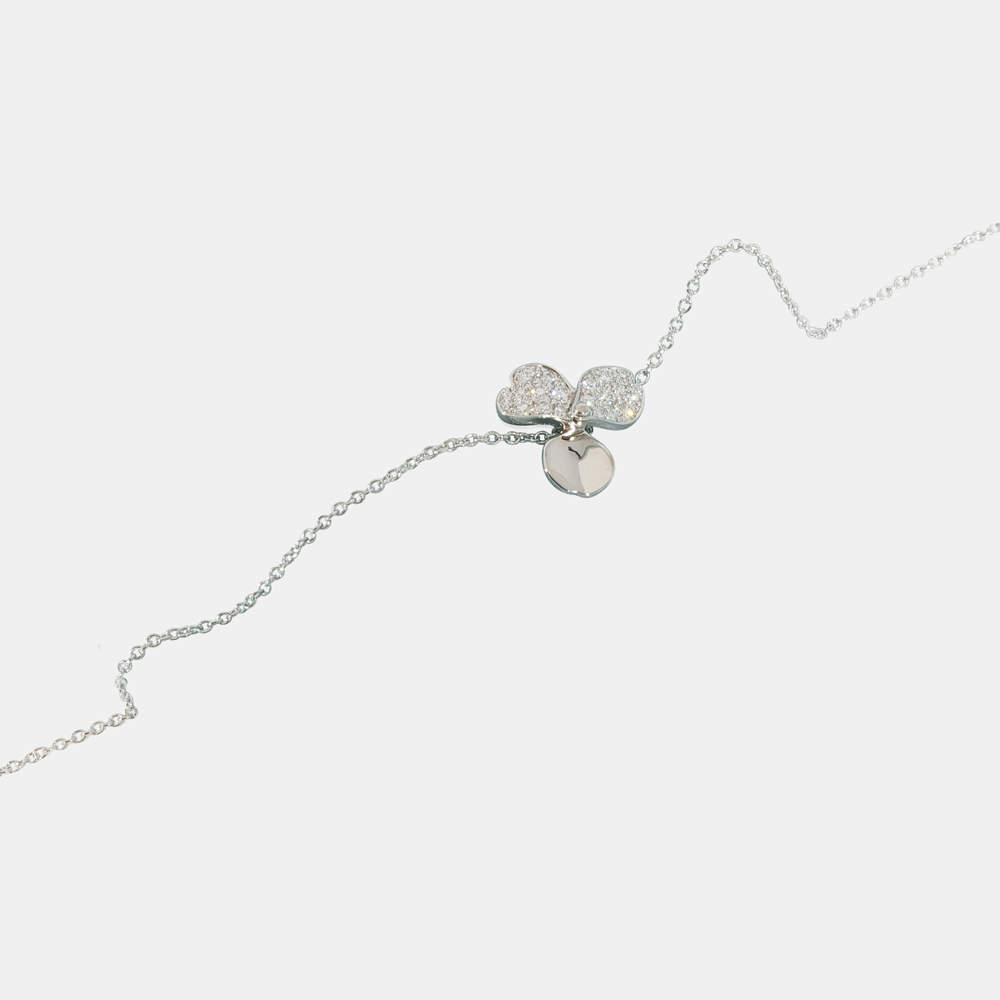 Tiffany & Co. Paper Flowers Diamond Bracelet in 950 Platinum 0.17 CTW商品第4张图片规格展示