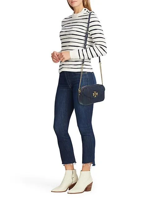 商品Tory Burch|Mini Kira Denim Camera Bag,价格¥1850,第2张图片详细描述