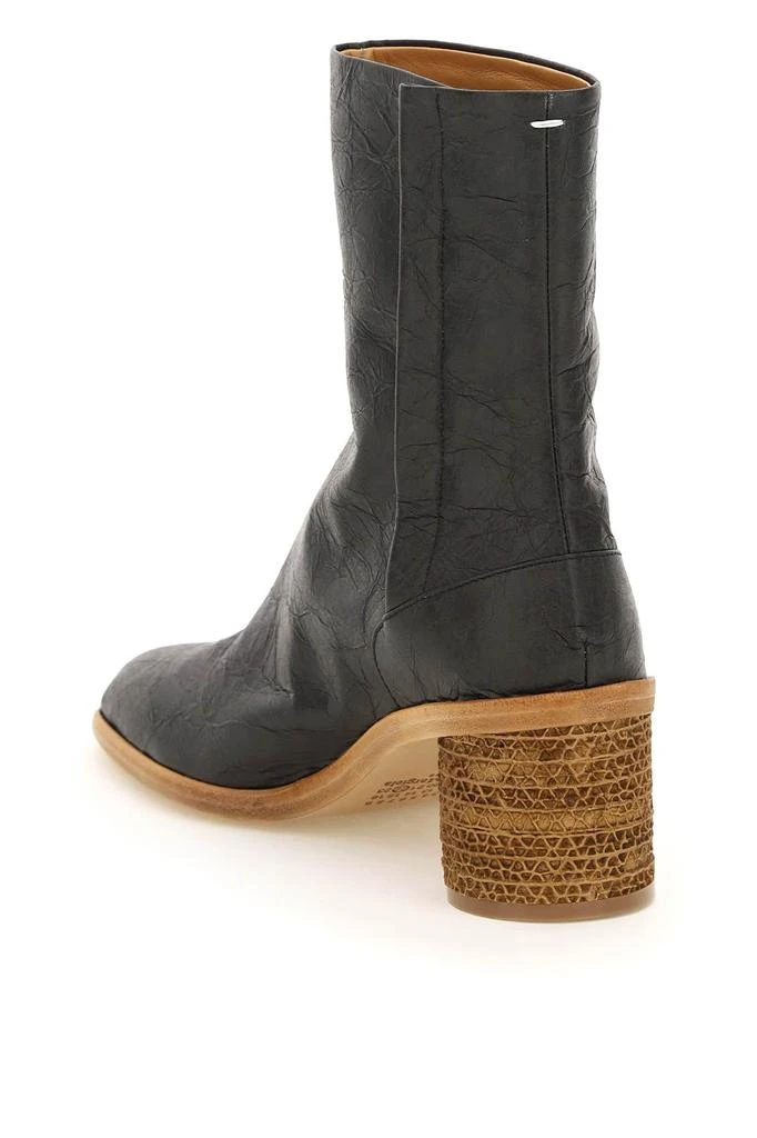 商品MAISON MARGIELA|FAUX LEATHER TABI ANKLE BOOTS,价格¥3678,第2张图片详细描述