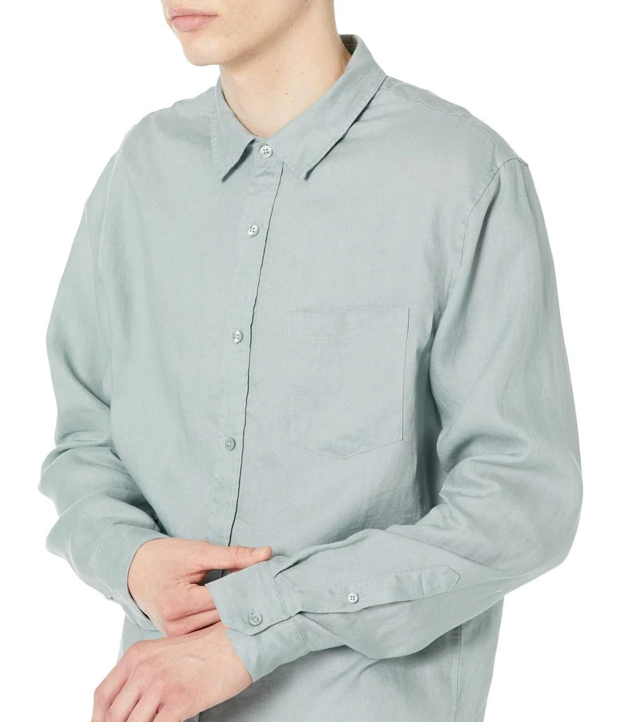 商品Vince|Linen Long Sleeve,价格¥1257,第3张图片详细描述